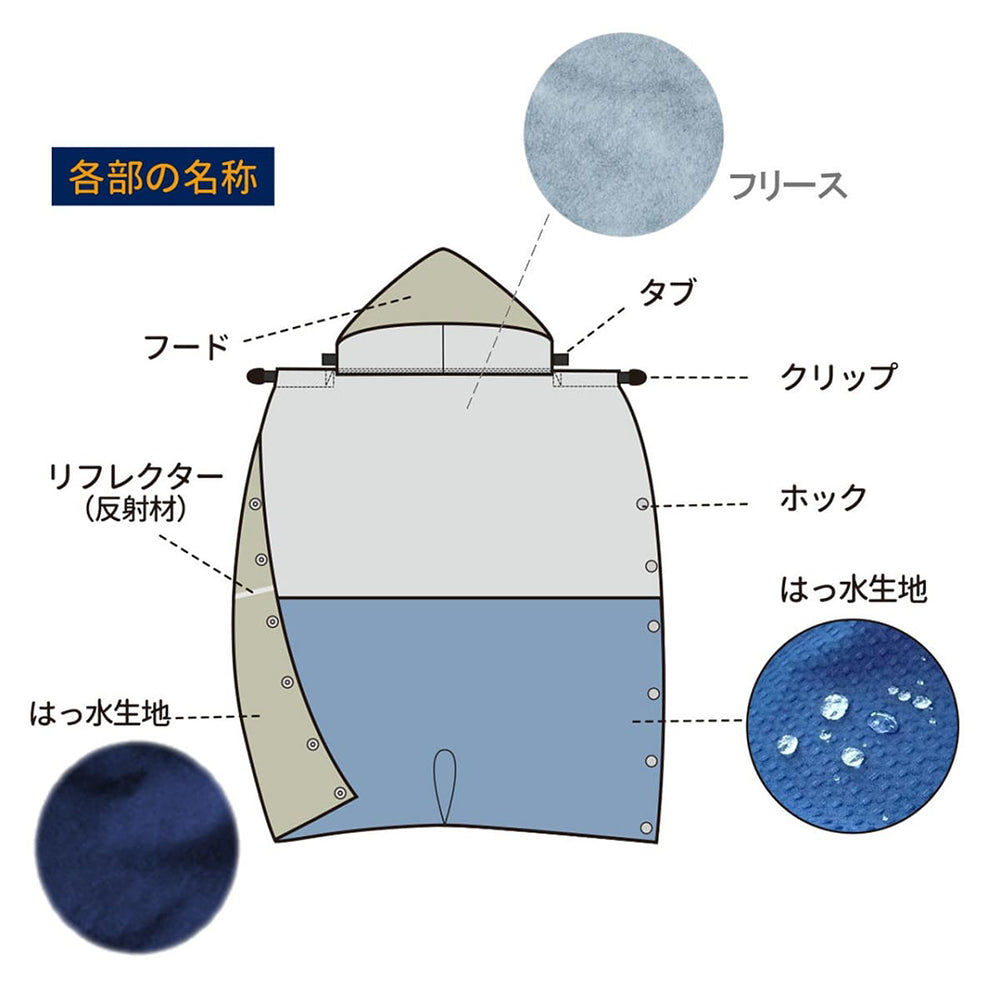 抱っこ紐 ケープ あったか ベビーカー ブランケット ベビー 赤ちゃん フリース 0歳 防寒 ユグノーサバックケープ