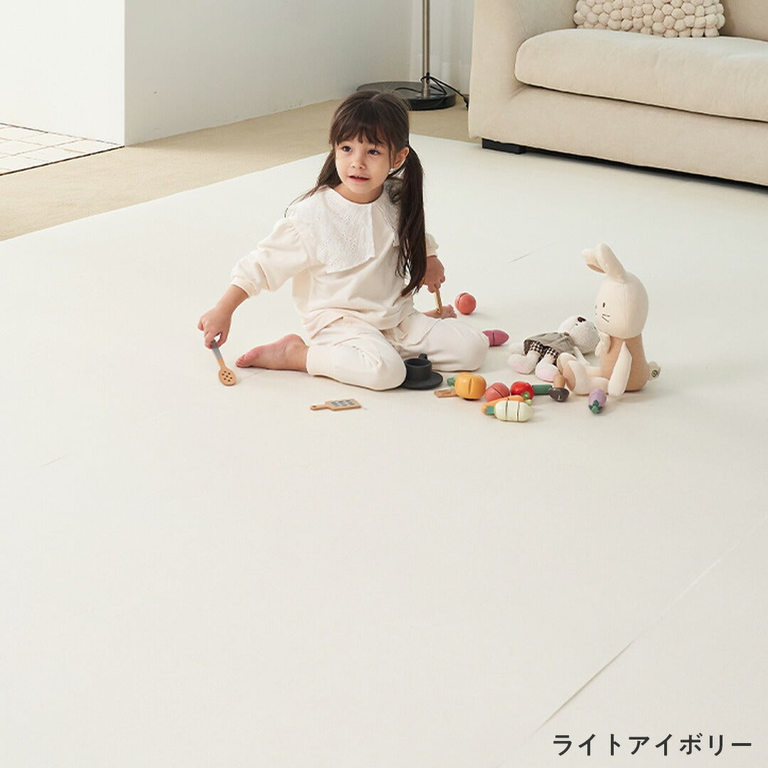 PVC ロールマット プレイマット 110×300cm フリーカット 床暖房対応 ジョイントマット popomi