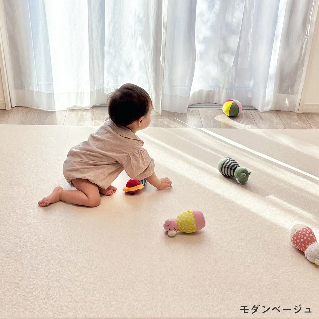 PVC ロールマット プレイマット 110×300cm フリーカット 床暖房対応 ジョイントマット popomi