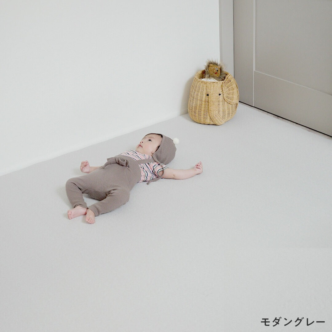 PVC ロールマット プレイマット 110×300cm フリーカット 床暖房対応 ジョイントマット popomi