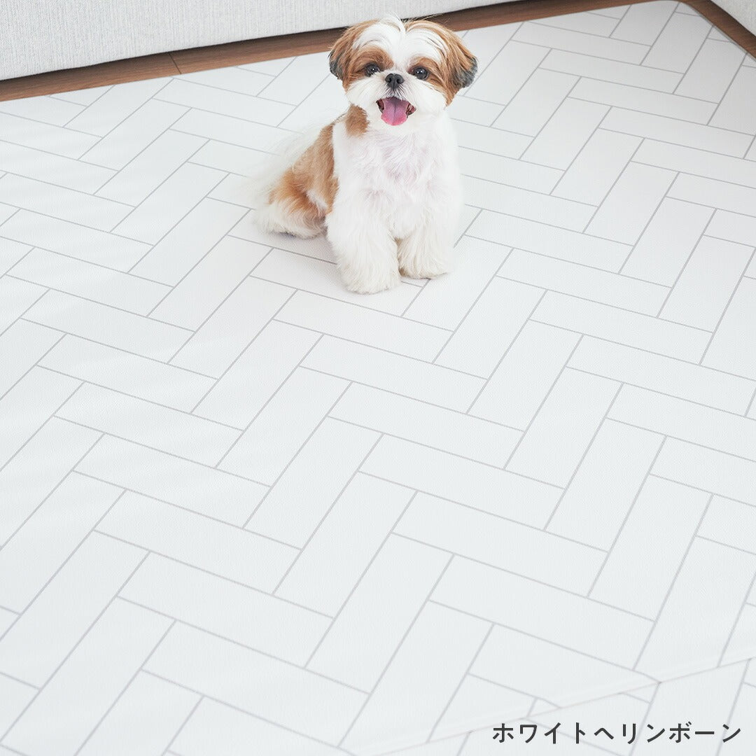 PVC ロールマット プレイマット 110×300cm フリーカット 床暖房対応 ジョイントマット popomi