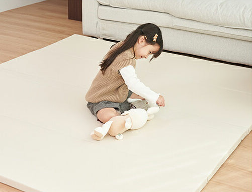 プレイマット CLEAN シームレス ベビー マット 床暖房対応 折りたたみ 赤ちゃん popomi