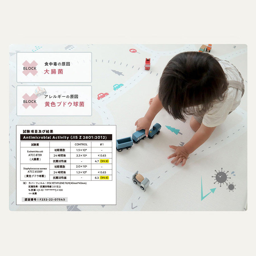 もちもち プレイマット 140×200 140×100 床暖房対応 PVC マット ベビー 赤ちゃん popomi