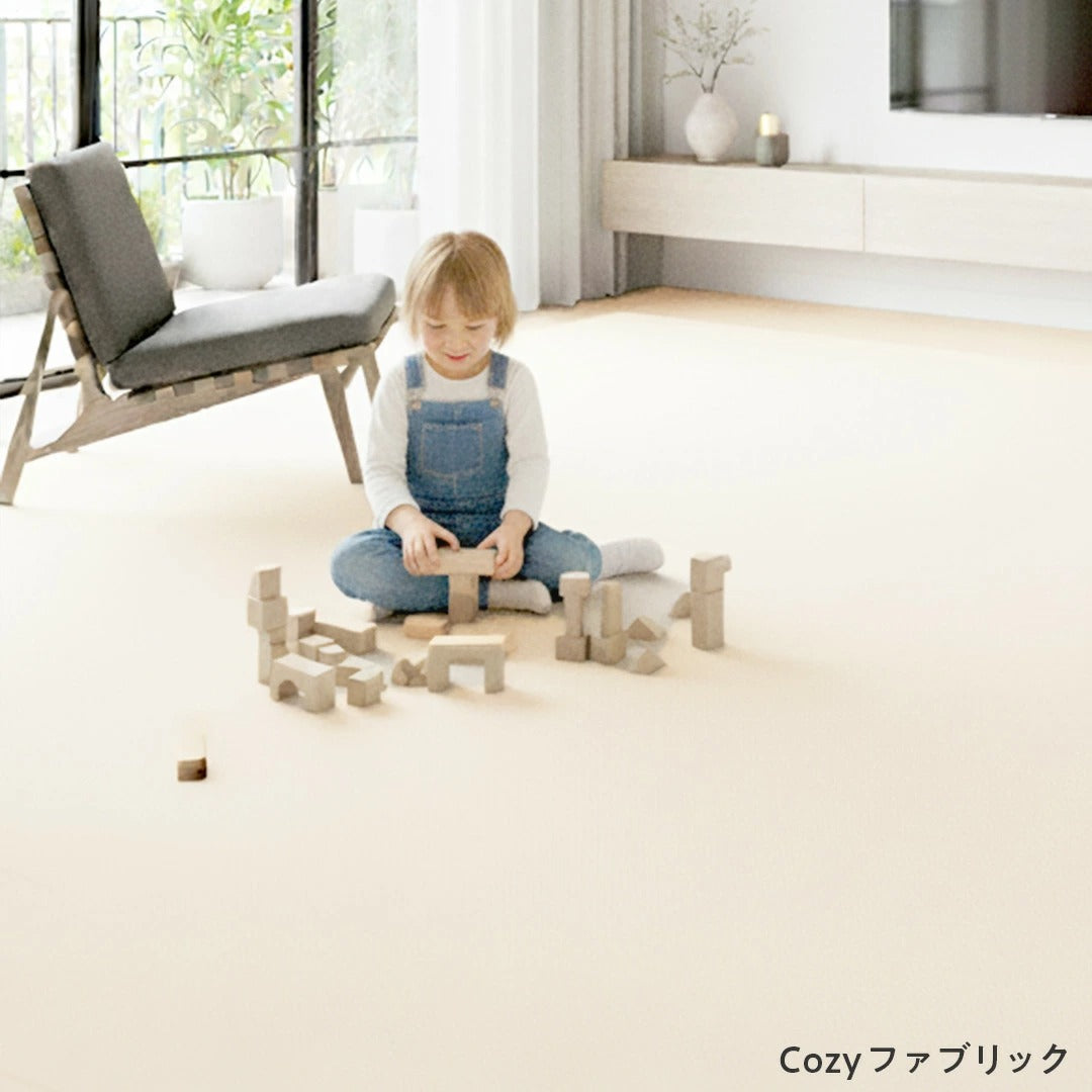 PVC ロールマット プレイマット 110×300cm フリーカット 床暖房対応 ジョイントマット popomi