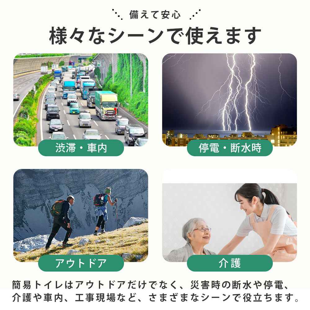 簡易トイレセット 60回分 防災トイレ 防災グッズ