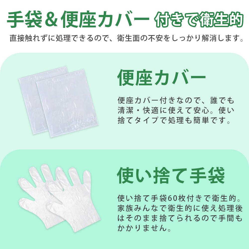 簡易トイレセット 60回分 防災トイレ 防災グッズ