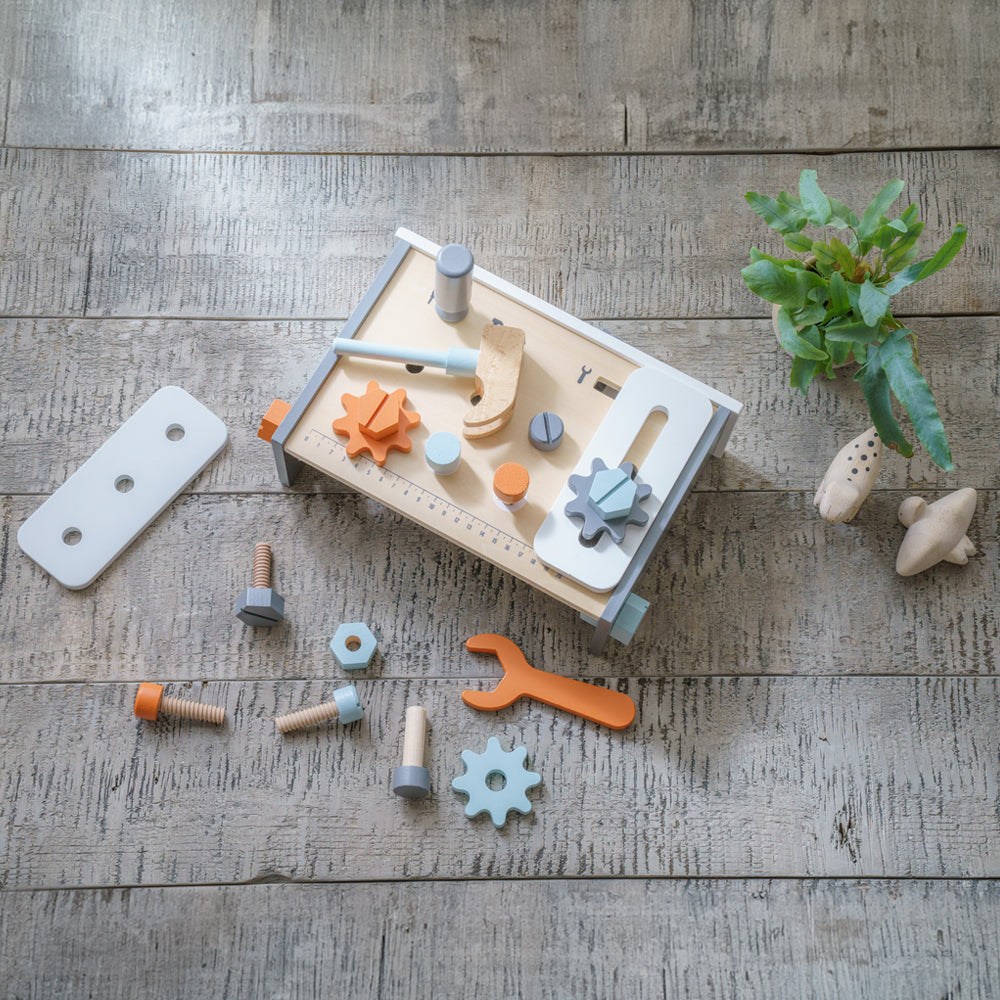 テーブルワークベンチ 大工さんごっこ 工具セット