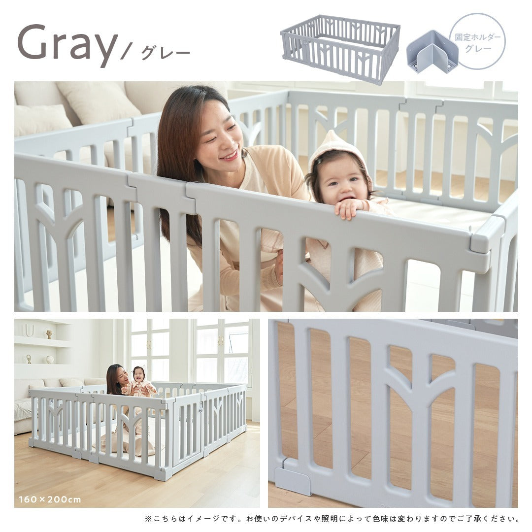 ベビーサークル TREE 赤ちゃん 扉付き ロック付き popomi