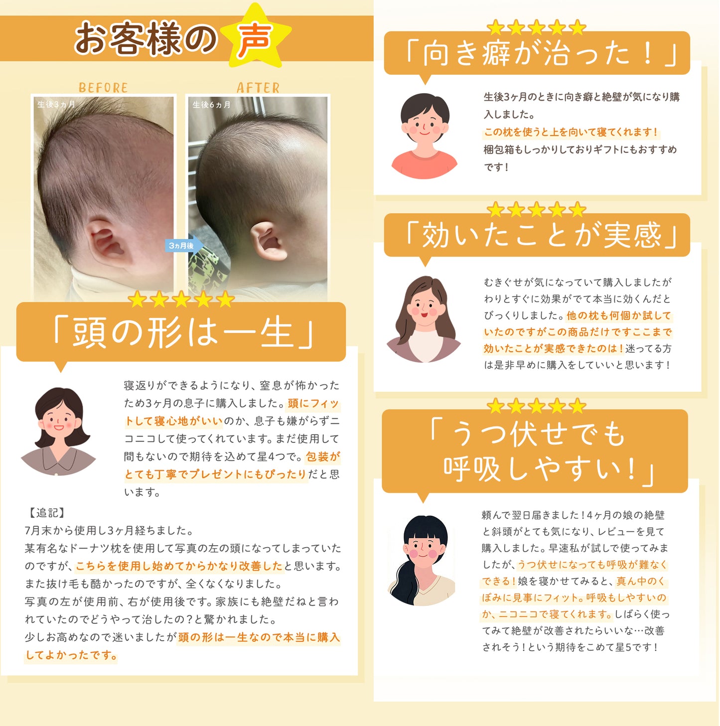 GIOpillow【公式】 ジオピロー 新生児 から使える 絶壁防止枕 ベビー枕