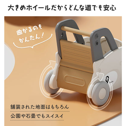 4Way クラシックカー 手押し車 プルトイ おもちゃ箱 乗用玩具 お片付け 足けり 知育 ベビーウォーカー 歩行器 つかまり立ち 室内遊具 屋外遊具 キャリー 男の子 女の子 レトロ かわいい おしゃれ 2歳 赤ちゃん のりもの 乗り物 子供 誕生日 出産祝い プレゼント ギフト