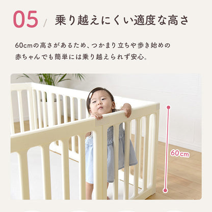 ベビーサークル 6way 扉付き スタンドセット 赤ちゃん ベビー popomi