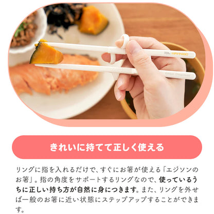 EDISON エジソンのお箸2 【入学後 ～ 手の小さい大人】 右手用 矯正箸 子ども用 大人用