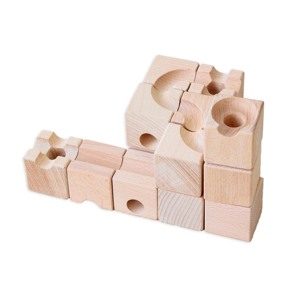 Cubit キュビット 立体迷路 積み木 知育玩具 ビー玉転がし