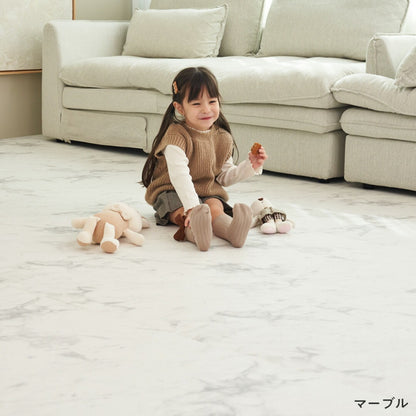 PVC ロールマット プレイマット 110×300cm フリーカット 床暖房対応 ジョイントマット popomi