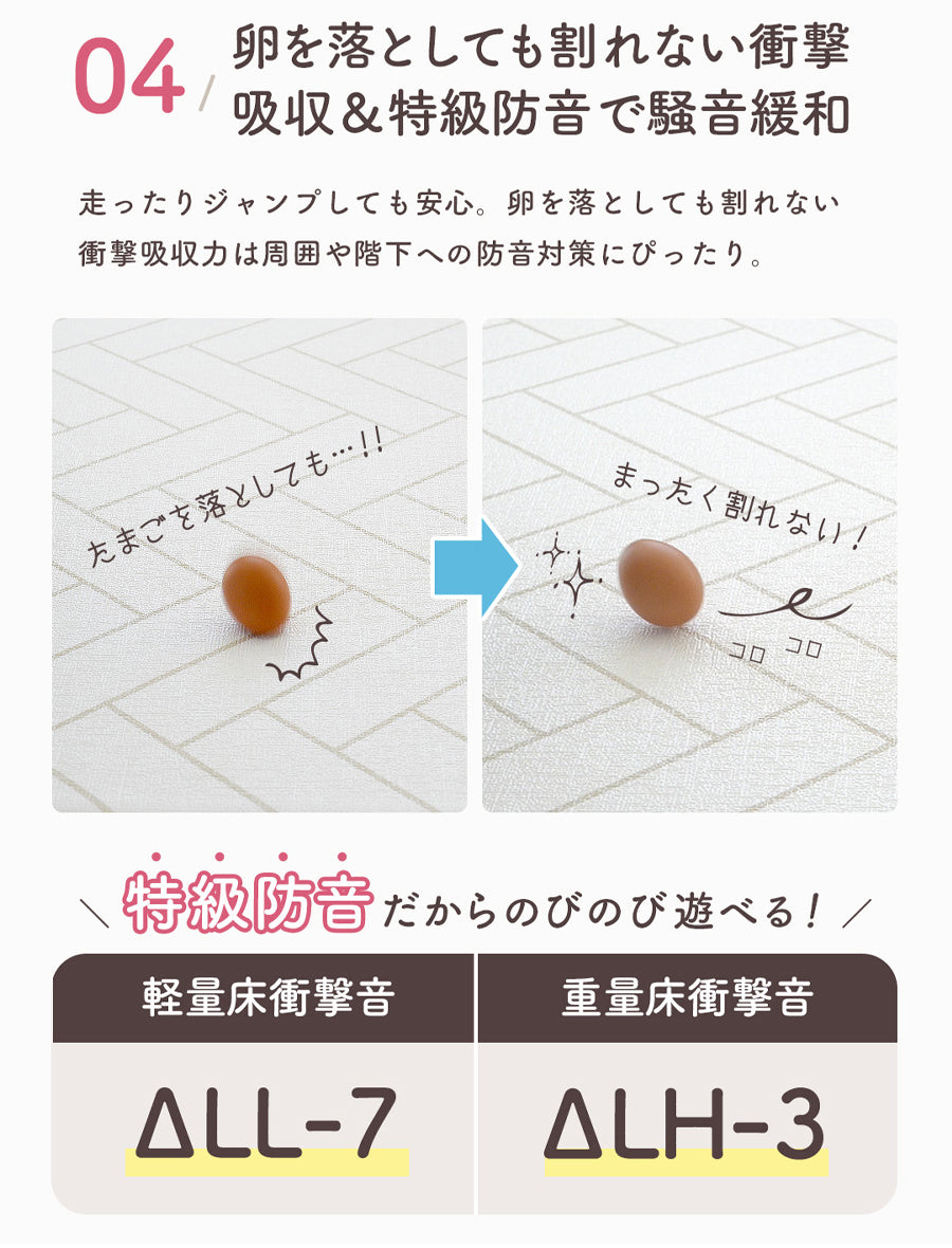 もちもち プレイマット 140×200 140×100 床暖房対応 PVC マット ベビー 赤ちゃん popomi