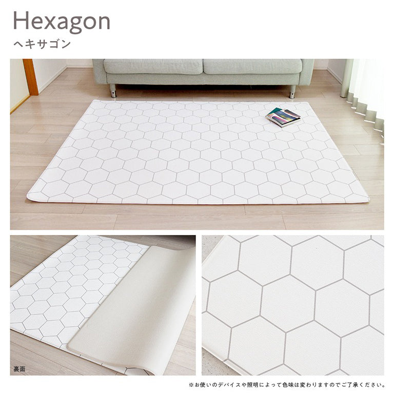 抗菌 もちもち プレイマット リバーシブル 140×200 140×100 床暖房対応 PVC マット ベビーマット ベビー 赤ちゃん 子ども キッズ ラグ クッション 防水 シームレス クッションマット フロアマット 厚手 北欧 お昼寝マット マットレス おしゃれ popomi