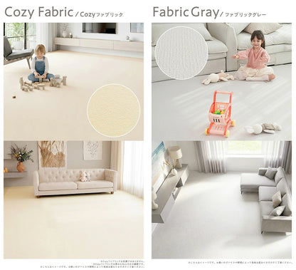 PVC ロールマット プレイマット 110×300cm フリーカット 床暖房対応 ジョイントマット popomi