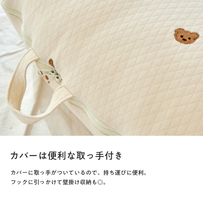 ROTOTObebe ロトトクッション 授乳クッション 吐き戻し防止 クッション 赤ちゃん ベビー 枕 ベビーベッド セルフねんね へたらない カバー  お昼寝クッション クッション イブル 綿 コットン(代引不可)