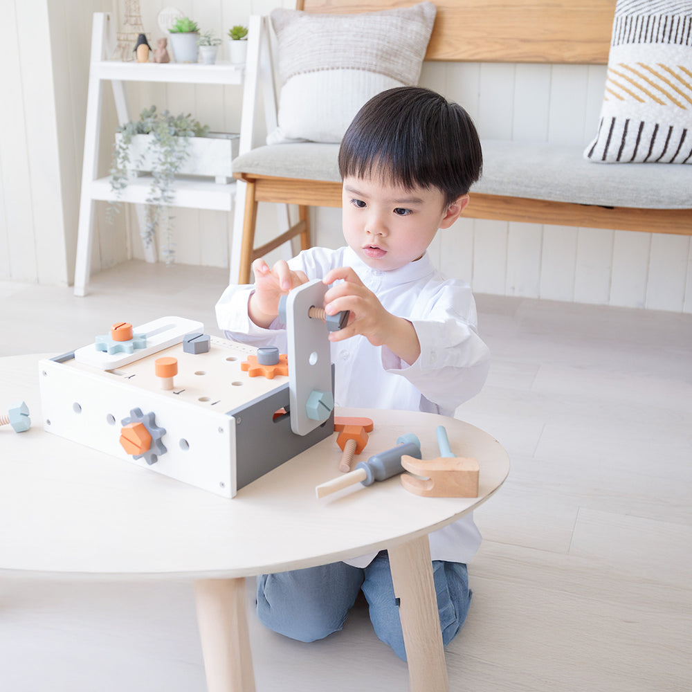 テーブルワークベンチ 大工さんごっこ 工具セット