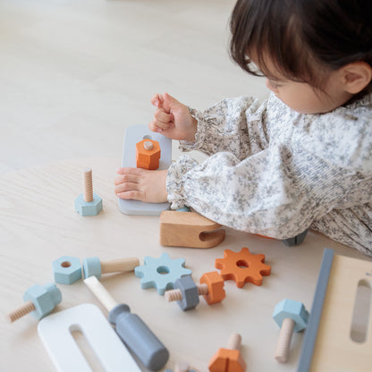 テーブルワークベンチ 大工さんごっこ 工具セット