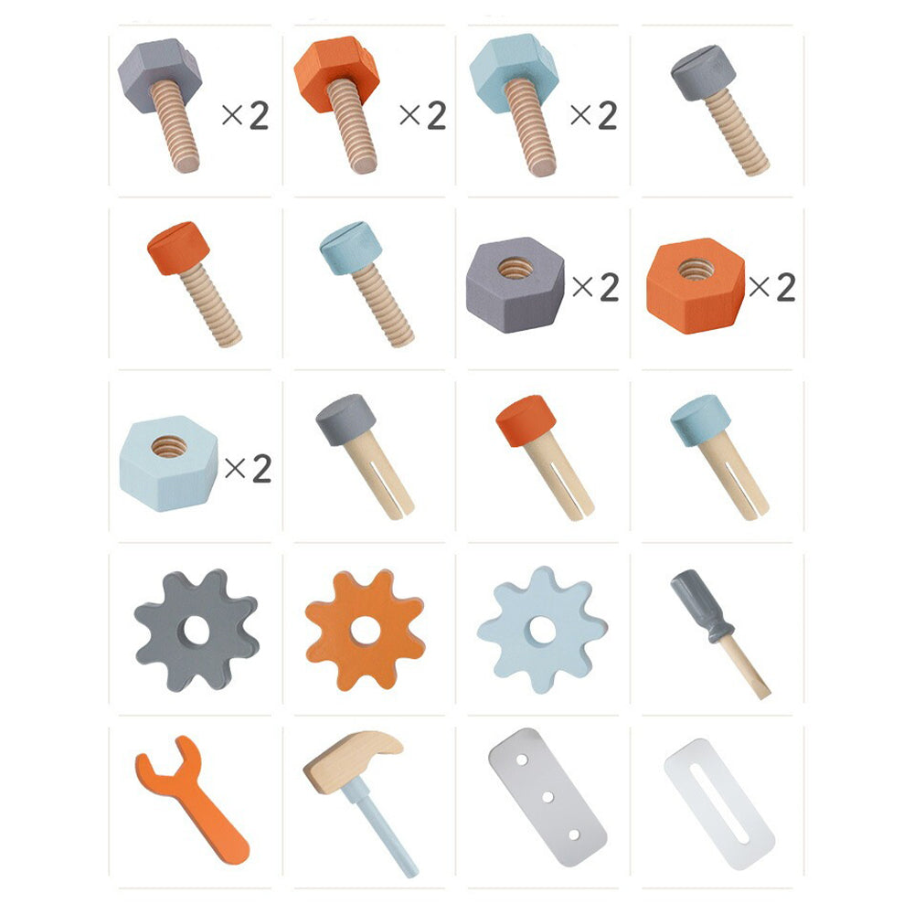 テーブルワークベンチ 大工さんごっこ 工具セット