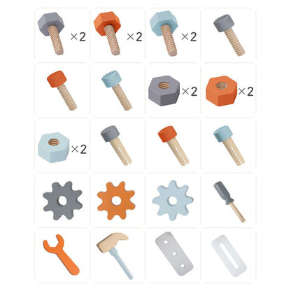 テーブルワークベンチ 大工さんごっこ 工具セット